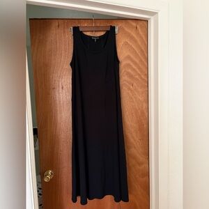 Eileen Fisher Classic Black Maxi Dress